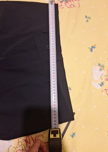 Erkek Siyah Regular Fit Ofis Pantolonu - Görsel 7