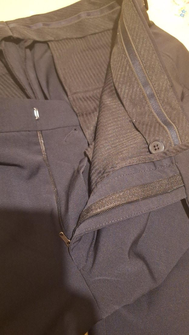 Erkek Siyah Regular Fit Ofis Pantolonu - Görsel 4