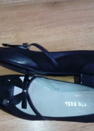 Markasız Ürün siyah deri ayakkabı