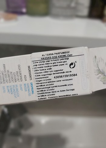 Alterra Hassas Göz Kremi - Görsel 5