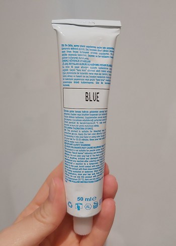 Deluxe Mavi Yarı Kalıcı Saç Boyası - Görsel 2