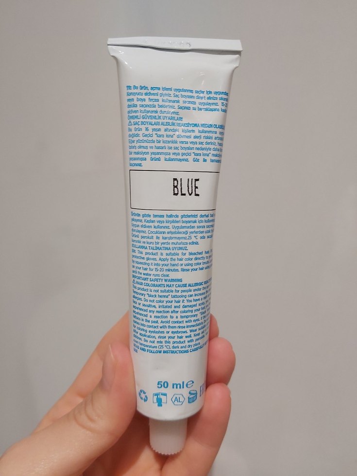 Deluxe Mavi Yarı Kalıcı Saç Boyası - Görsel 2