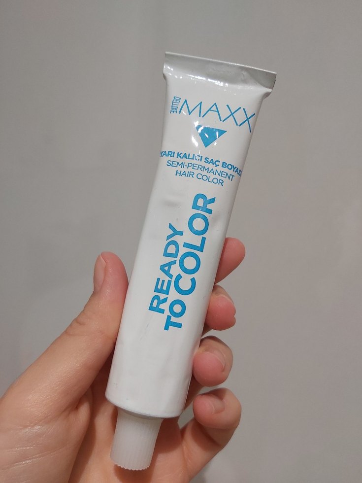 Deluxe Mavi Yarı Kalıcı Saç Boyası - Görsel 3