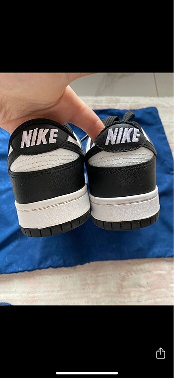 36 Beden siyah Renk Nike dunk ayakkabı