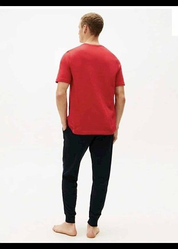 Tommy Hilfiger Kırmızı Pijama Takımı - Görsel 5