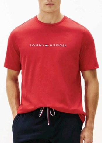 Tommy Hilfiger Kırmızı Pijama Takımı - Görsel 3