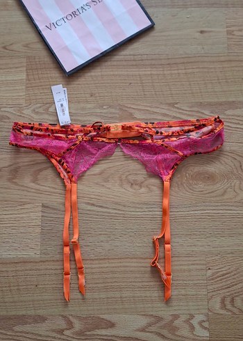 Victoria's secret tropikal desenli Jartiyer - Görsel 3