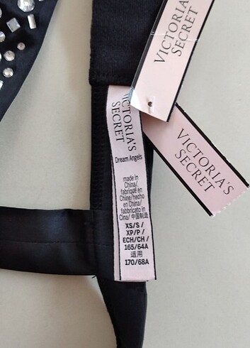s Beden siyah Renk Victoria's Secret Saten Jartiyer 