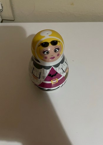 Renkli Modern Matruşka tuzluk - Görsel 2