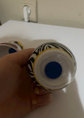 Renkli Modern Matruşka tuzluk - Görsel 5