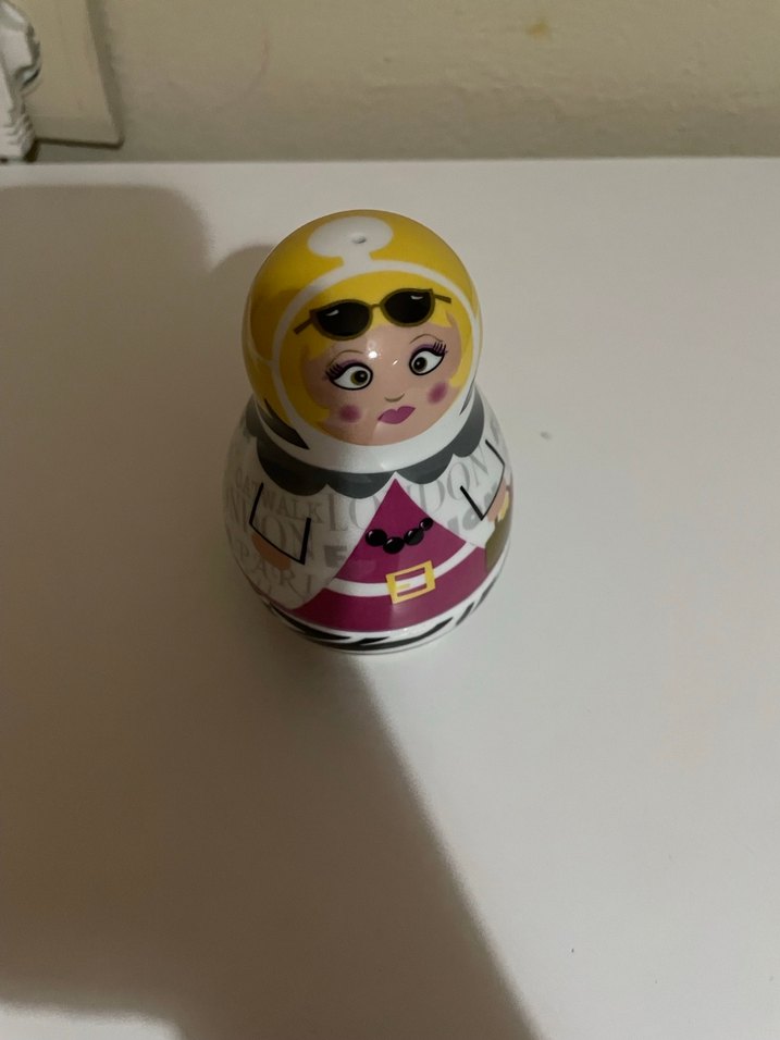 Renkli Modern Matruşka tuzluk - Görsel 2