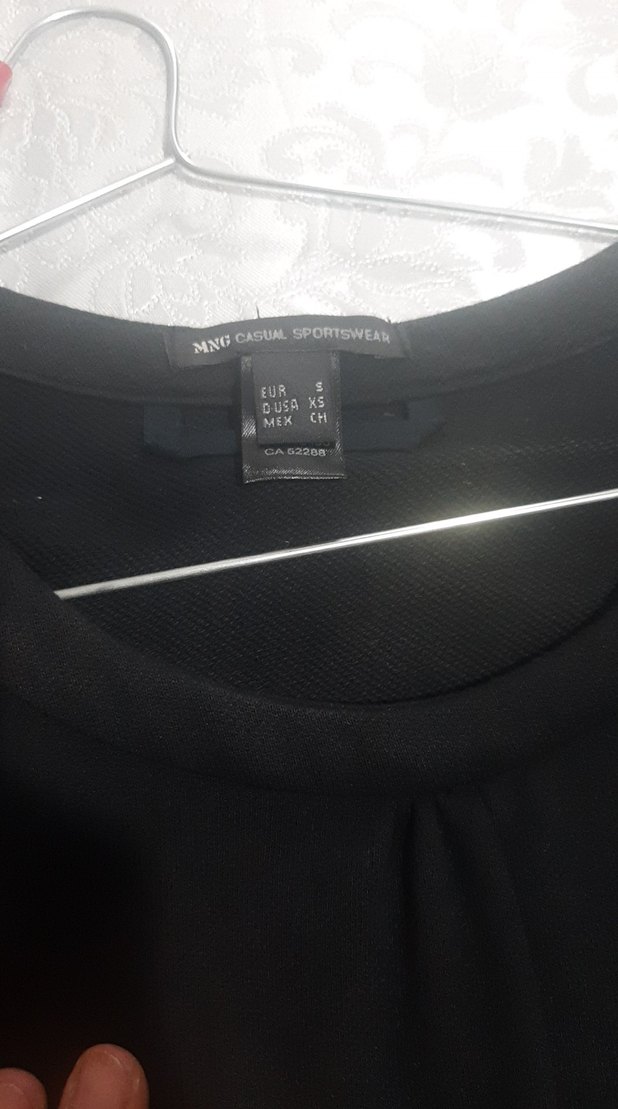 Düğmeli Siyah midi elbise lacoste kumaş - Görsel 5