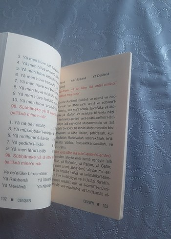 Türkçe Okunuşlu Tesbihat ve Cevşen Kitabı - Görsel 4