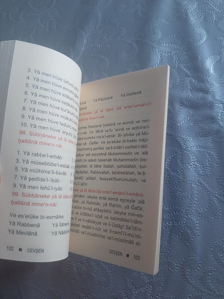 Türkçe Okunuşlu Tesbihat ve Cevşen Kitabı - Görsel 4