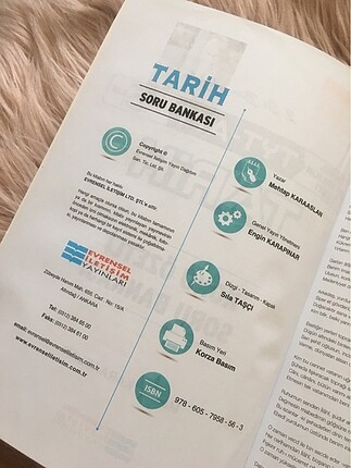  Beden Renk tyt-ayt tarih soru bankası