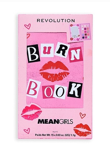 Revolution Mean Girls far paleti burn book
