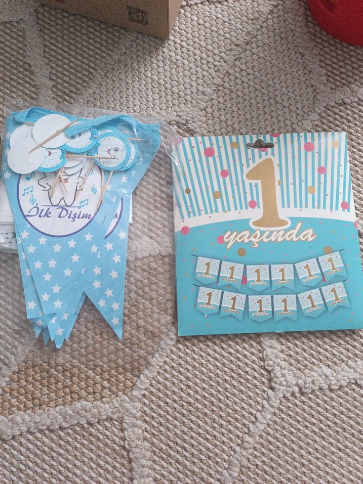 Mavi İlk Dişim Temalı Parti Seti - Görsel 2