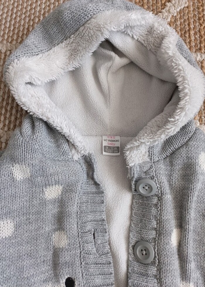 Bebek içi polar ceket - Görsel 2