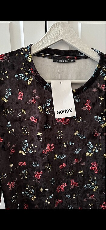 Addax Addax kadife bluz