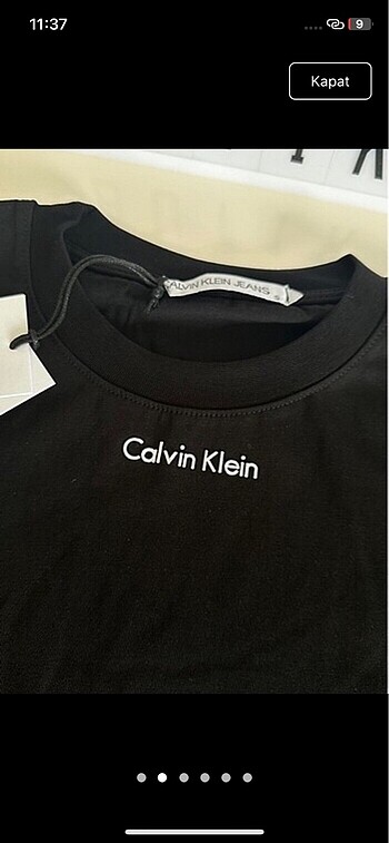 Calvin Klein Calvin Klein Siyah Tişört