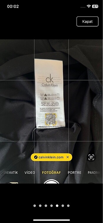 l Beden siyah Renk Calvin Klein Tişört