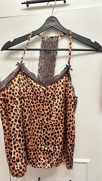 Penti Penti Pijama Saten Leopar