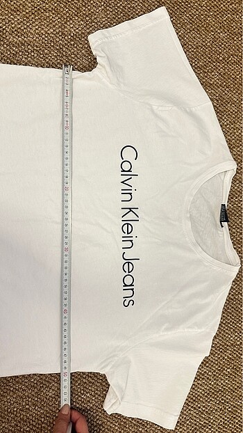 m Beden beyaz Renk Calvin Klein Beyaz Tişört