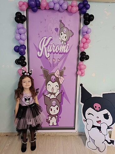 5 Yaş Beden Kuromi elbise