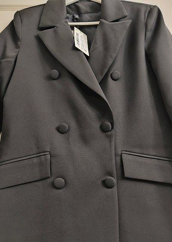 Trendyol & Milla Düğmeli Siyah Kadın Blazer Ceket