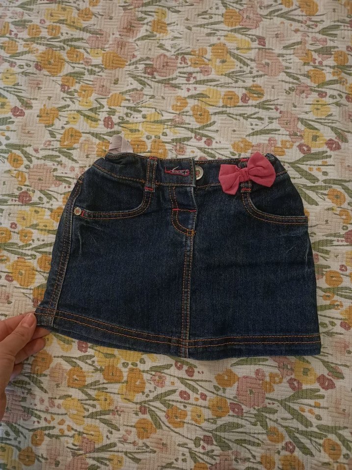 Kız çocuk kot etek - Görsel 2