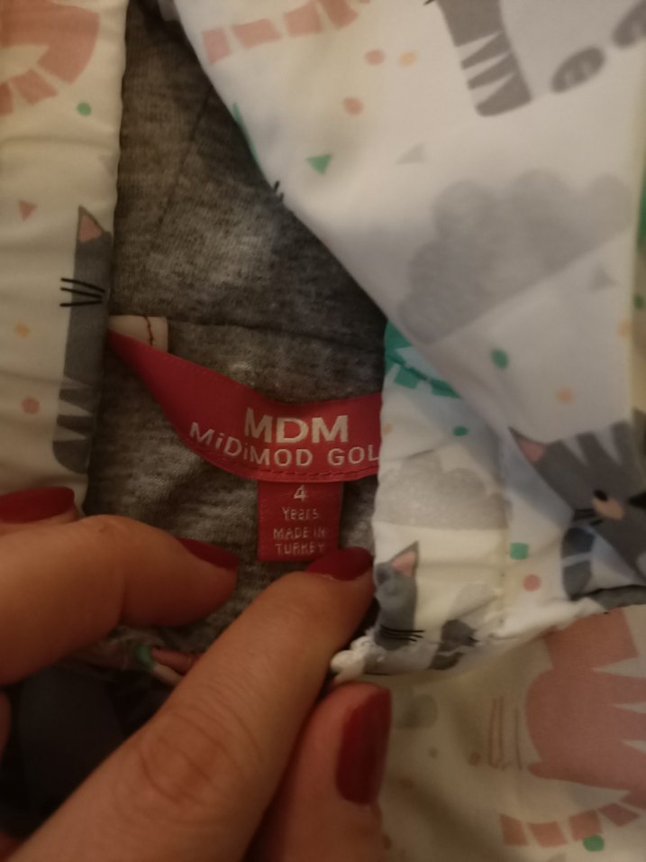 Kapüşonlu Kız Çocuk Çok Renkli Yağmurluk - Görsel 4