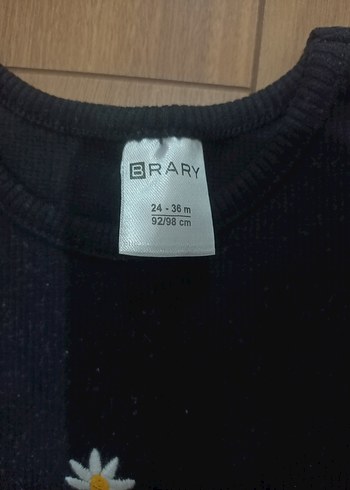 Siyah Kısa Kollu Kız Tişörtü - Görsel 4