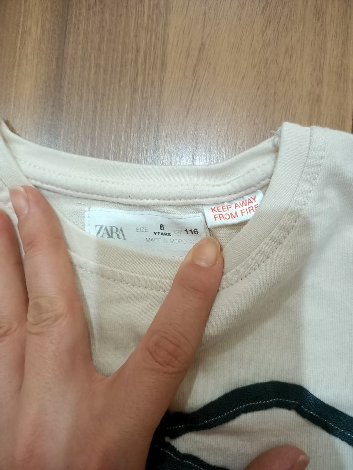 Zara çocuk t-shirt bluz - Görsel 2