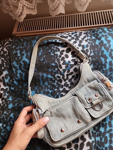 Bershka kot çanta - Görsel 7