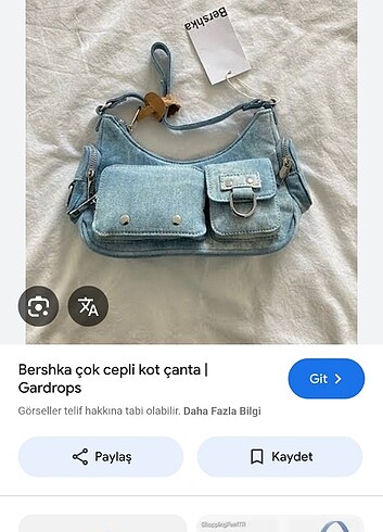 Bershka kot çanta - Görsel 3