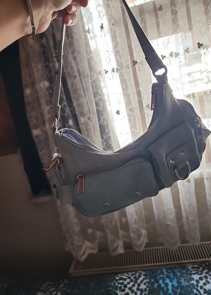 Bershka kot çanta - Görsel 5