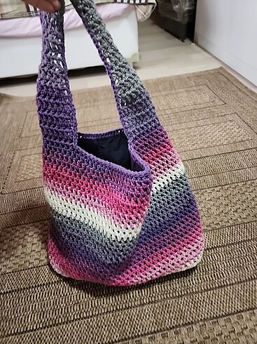 Örgü çanta - Görsel 3