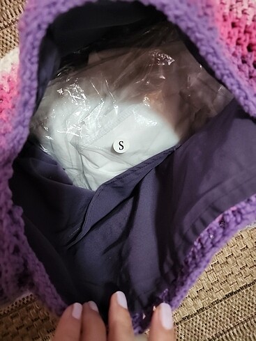 Örgü çanta - Görsel 6