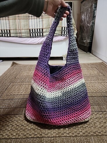 Örgü çanta - Görsel 9