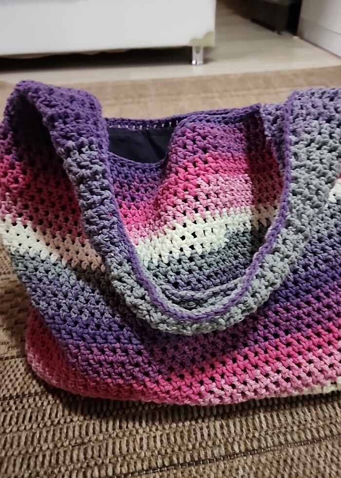 Örgü çanta - Görsel 2