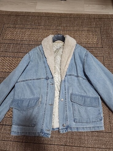 Top shop kürklü ceket - Görsel 2