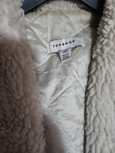 Top shop kürklü ceket - Görsel 6