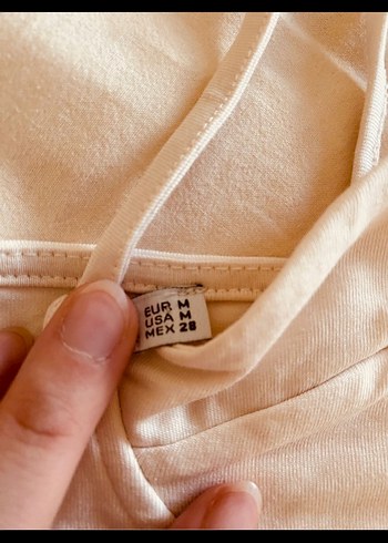 s Beden beyaz Renk Stradivarius şık Askılı Bustiyer