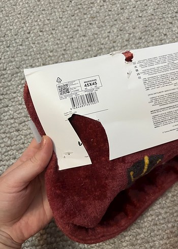 Bordo ayıcıklı Modern Klasik kırlent Kılıfı - Görsel 3