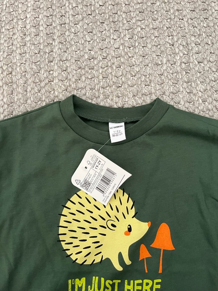 Erkek Çocuk Uzun Kollu Yeşil Sweatshirt - Görsel 2