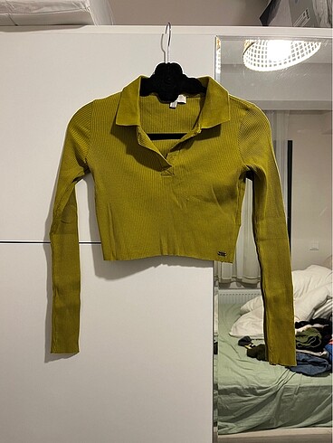 Pull and bear crop bluz
