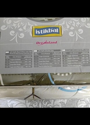 İstikbal çift kişilik uyku seti