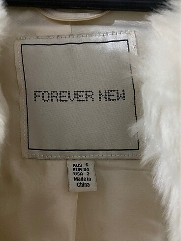xs Beden ten rengi Renk Forever new kürk