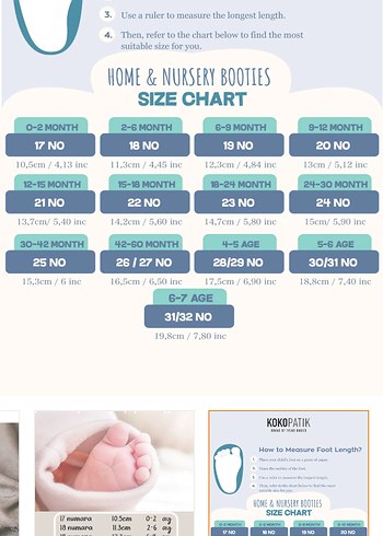 Beyaz Baskılı Bebek Patik - Görsel 5