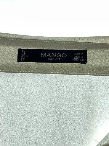 s Beden beyaz Renk Mango Gömlek %70 İndirimli.